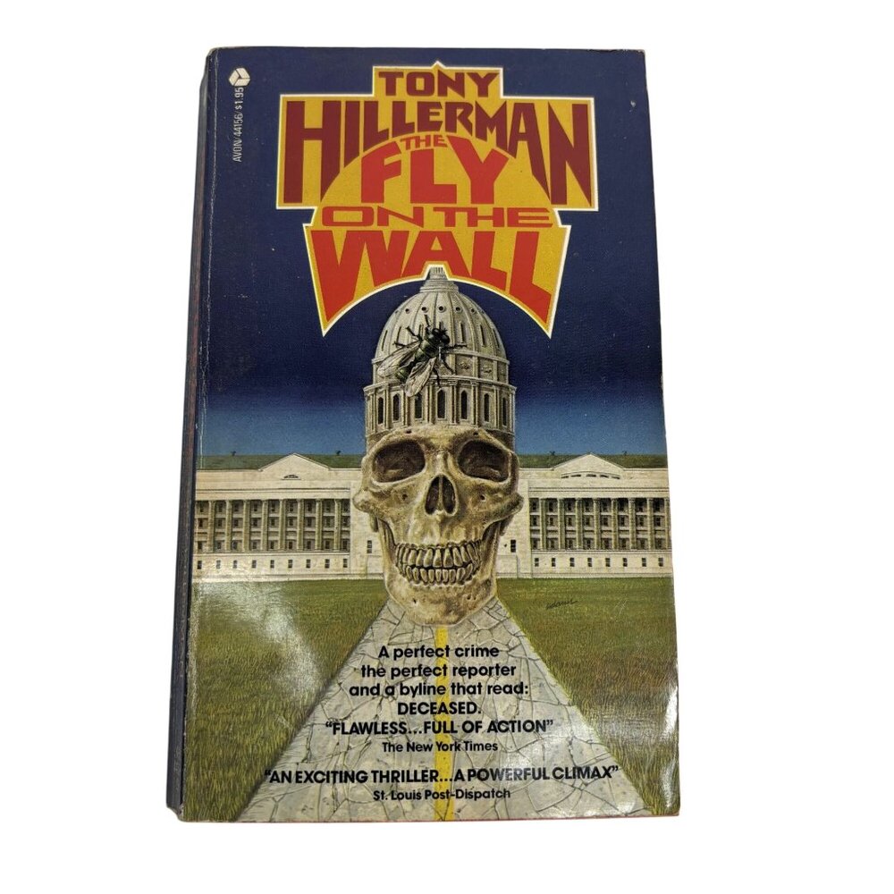 Vintage Tony Hillerman Fly On The Wall Mystery Paperback Book 1979 First Avon Pr